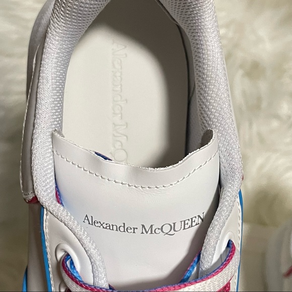 ‼️SOLD‼️Alexander McQueen Multicolor Outline Court Sneakers 38 - Picture 3 of 10